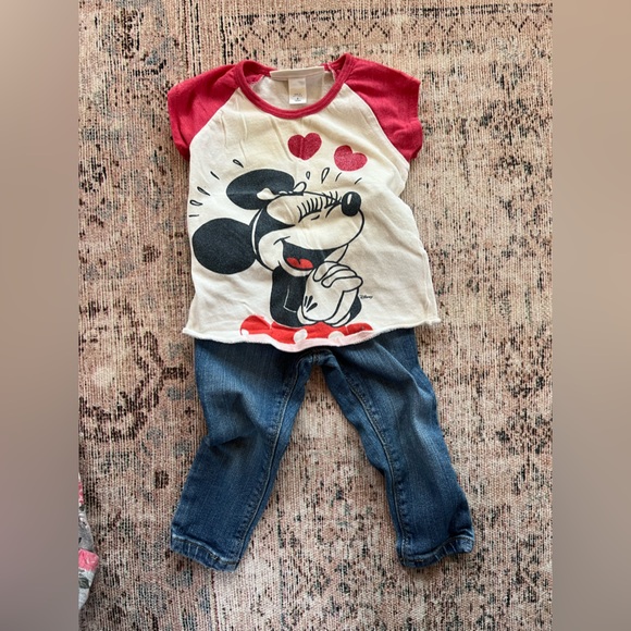 GAP Other - Baby Gap Disney Junk Food Minnie Mouse tee for girls 2t